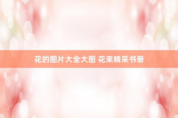 花的图片大全大图 花束精采书册