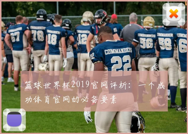 篮球世界杯2019官网评析：一个成功体育官网的必备要素